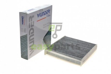 Фільтр салону Volvo S60/S70/S80/V70/XC90 -14 (вугільний) WUNDER FILTER WPK 853