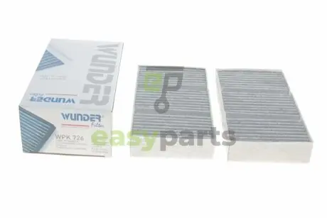 Фільтр салону MB M-class (W166) 11- (вугільний) WUNDER FILTER WPK 726