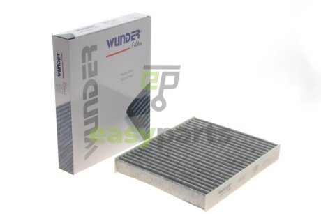 Фільтр салону Ford Fiesta 01-10/ Fusion 02-12 (вугільний) WUNDER FILTER WPK 507 (фото 1)