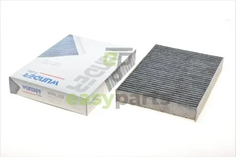 Фото фільтр салону Peugeot 508 10-18 (вугільний) WUNDER FILTER WPK 420 Фільтр салону Peugeot 508 10-18 (вугільний) WUNDER FILTER WPK 420