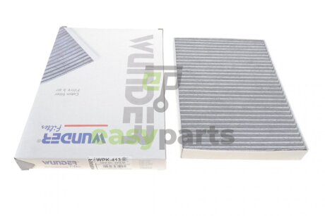 Фільтр салону Citroen C5/Peugeot 407 04- (вугільний) WUNDER FILTER WPK 413