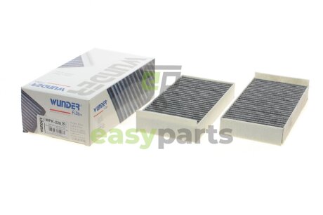 Фільтр салону BMW X1 14-/X2 (F39) 17-/I3 13- (вугільний) (к-кт 2 шт) WUNDER FILTER WPK 226