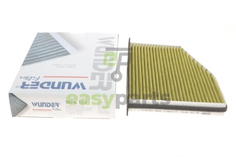 Фільтр салону VW Caddy 1.9TDI 03- (вугільний) WUNDER FILTER WPK 109