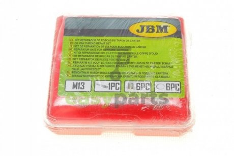 Набір інструментів для відновлення різьби в піддоні картера (M13) JBM 53235