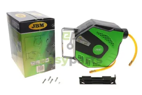 Шланг пневматичний на котушці 3/8" O9,5 мм L 12 м JBM 53581