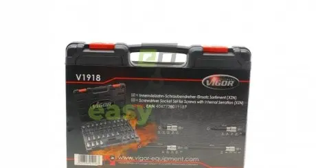 Набір головок 1/2" зі вставками XZN 26 од. VIGOR V1918