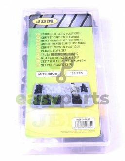 Набір кліпс пластикових (132шт) (Mitsubishi) JBM 52895