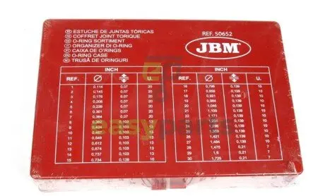 Набір кілець гумових 386 од. JBM 50652