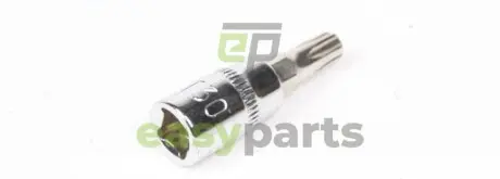 Головка 1/4" зі хромованою вставкою T30 JBM 13389