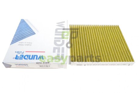 Фільтр салону Ford Transit V347 06- (вугільний) WUNDER FILTER WPK-510