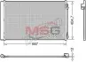 Конденсатор конденсатора MERCEDES Vito "14>> DENSO DCN17062 (фото 1)