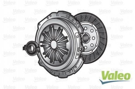 Комплект зчеплення VW Caddy III 2.0TDI 10-15/T5/T6 1.9TDI/2.0TDI 03- (+ вижимой) d=228mm Valeo 832149 (фото 1)