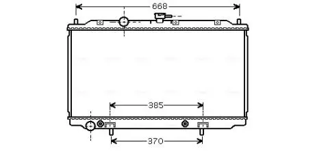 Радиатор AVA COOLING DN 2223
