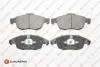 Гальмівні колодки передні CITROEN BERLINGO, C4 GRAND PICASSO I, C4 II, C4 PICASSO I, DS4, DS5 PEUGEOT 5008, PARTNER, PARTNER TEPEE 1.2-1.8 10.06- Eurorepar 1617272980 (фото 1)