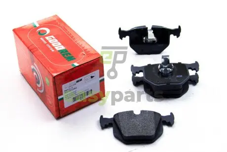 Гальмівні колодки зад. BMW 3(E46)/5(E39)/7(E38)/X3 (E83,E83N)/X5(E53) (ATE) GOODREM RM1213