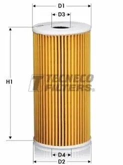 Фільтр масляний Chrysler Voyager 2.8CRD 07-/Jeep Cherokee 2.8CRD 05-08/Wrangler 2.8CRD 07- TECNECO OL2167E