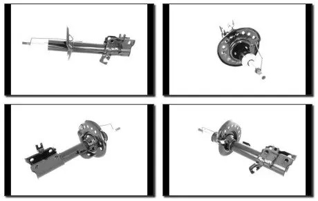 Амортизатор передній Qashqai, X-Trail(T31) 07-/Koleos 08- Л. (газ.) GH-Parts GH-352294V