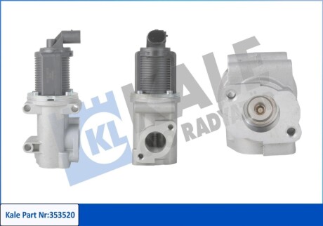 KALE OPEL Клапан EGR Astra H,Signum,Vectra C,Fiat,Suzuki SX4,Alfa Romeo 159 1.9CDTI KALE OTO RADYATOR 353520 (фото 1)