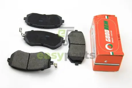 Гальмівні колодки пер. Subaru Impreza 02-/Forester 02- (akebono) GOODREM RM1251
