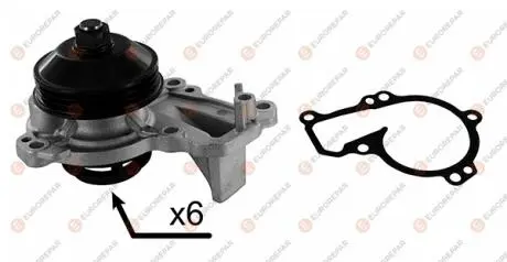 Помпа водяна Eurorepar 1635181780 (фото 1)