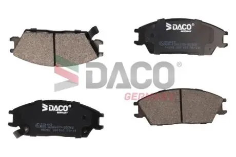 Колодки тормозные перед. HYUNDAI GETZ (TB) 09/02-, ACCENT (LC) 01/00- (Akebono) DACO 323403