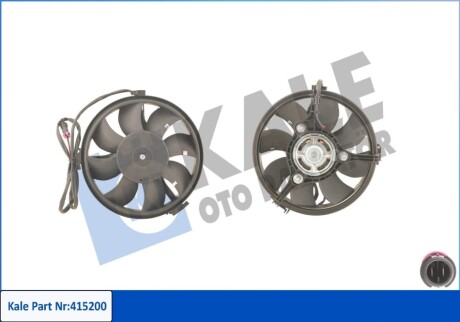 KALE VW вентилятор радіатора Audi A4/6/8,passat,Sharan,Ford Galaxy 1.6/2.8 95- KALE OTO RADYATOR 415200