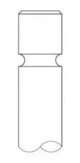 Клапан IN (27,4X6X102,6) Chevrolet Cruze,Opel Astra H, J, Corsa D 1.7D 06- INTERVALVES 3712.032 (фото 1)