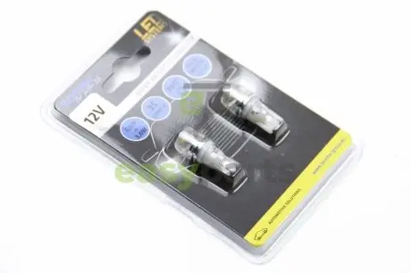 Автолампа T10 LED 12V 1xSMD 7080 LED WIDE VIEWING WHITE (2 шт) BOSMA 4014