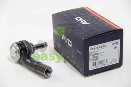 Наконечник рульової тяги VW Polo 09-/Skoda Fabia 14-/Seat Toledo IV 12- Л. AYD 91-13486