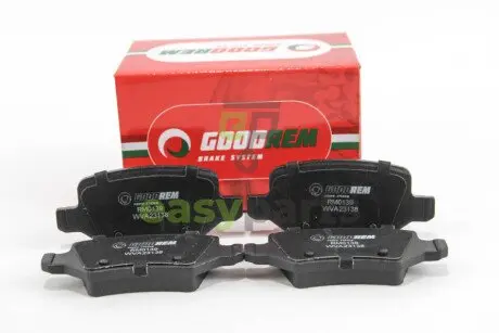 Гальмівні колодки зад. MB A-class (W168/W169) 97-12 (TRW) GOODREM RM0139