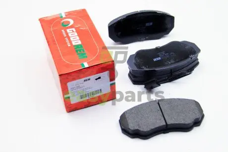 Гальмівні колодки пер. Ducato/Jumper/Boxer 02-06 (1.4t) GOODREM RM1095