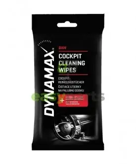 Вологі серветки для очищення пластика DXI4 COCKPIT CLEANING WIPES (24шт) DYNAMAX 618504
