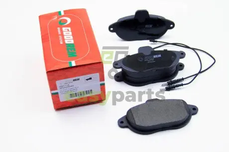 Гальмівні колодки пер. Jumpy/Scudo/Expert 96- (Bendix) GOODREM RM1118
