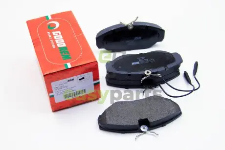 Гальмівні колодки пер. Ducato 94-99/Boxer 94-02 (1.4t) GOODREM RM1097