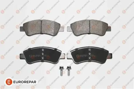 Колодки гальмівні передні DS DS 3 CITROEN BERLINGO, BERLINGO/MINIVAN, C2, C3 AIRCROSS II, C3 I, C3 II, C3 III, C3 PICASSO, C4 1.0-Electric 06.96- Eurorepar 1617282980
