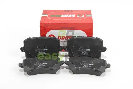 Гальмівні колодки зад. Passat 05-/Sharan 10-/Tiguan 07- GOODREM RM0138