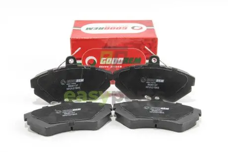 Гальмівні колодки пер. VW Polo 95-02/Golf 91-06 (TRW) GOODREM RM0137