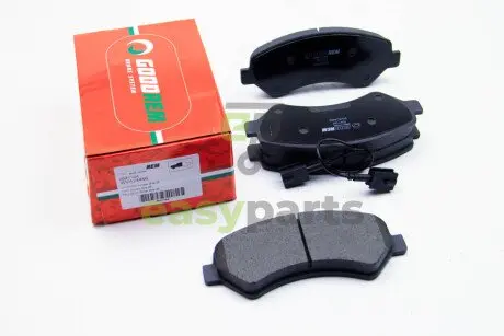Гальмівні колодки пер. Jumper/Ducato/Boxer 06- (1.7t) GOODREM RM1164