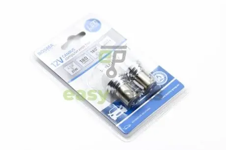 Автолампа BAY15D LED 12V 9XSMD 2835 LED WHITE MAT (2 шт) BOSMA 5066
