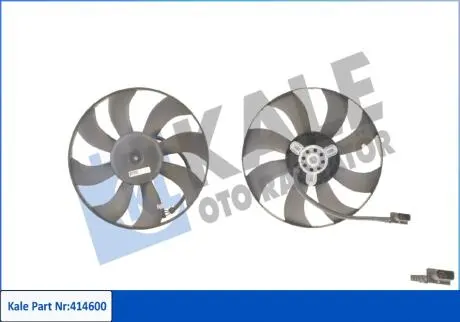KALE VW вентилятор радіатора Polo,Skoda Fabia I,II,Roomster 1.4TDI KALE OTO RADYATOR 414600