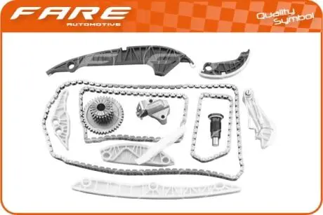 Ланцюг ГРМ к-т Audi A5 07-17/VW Golf VI 08-16/Skoda Octavia 04-13 Fare 15227