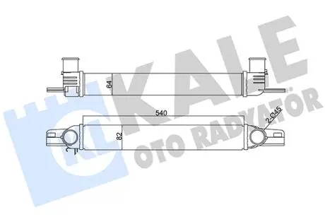 KALE CITROEN Nemo, Fiat Fiorino, Qubo, Peugeot Bipper 1.3 / 1.4 HDI 08- KALE OTO RADYATOR 344300