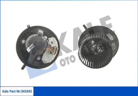 KALE BMW Вентилятор салону 1 E81/87,3 E90,X1 E84,X3 F25,X4 F25,Z4 KALE OTO RADYATOR 343345