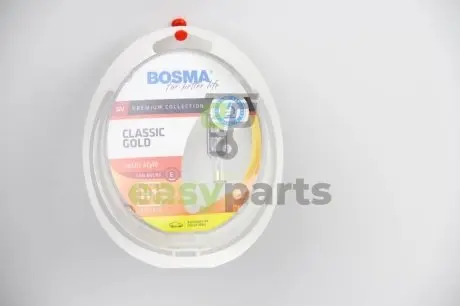 Автолампа H1 CLASSIC GOLD 12V 55W P14,5S Упаковка 2шт BOSMA 8931