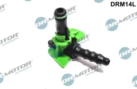 Штуцер шланга обратки Г-подiбний, з безпекою - Siemens (пласт.) DR MOTOR DRM14L
