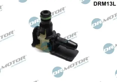 Штуцер шланга обратки Г-подiбний, з безпекою - Siemens (пласт.) DR MOTOR DRM13L