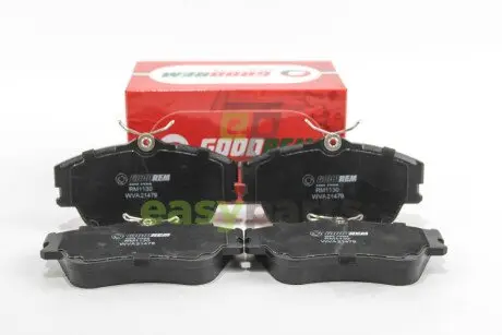 Гальмівні колодки пер. T4 1.9TD/2.4D >99 (R15)(невент.диск) GOODREM RM1130
