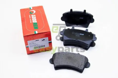 Гальмівні колодки пер. Master/Movano 00- (R16) GOODREM RM1106