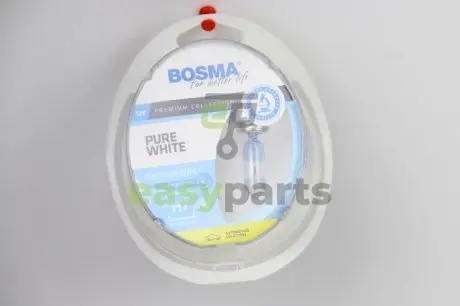 Автолампа H7 PURE WHITE 12V 55W PX26D Упаковка 2шт BOSMA 8894