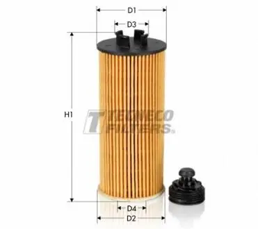 Фільтр масляний BMW 2 (F45, F46), X1 (F48) /Mini F55, F56 14- TECNECO OL06015E